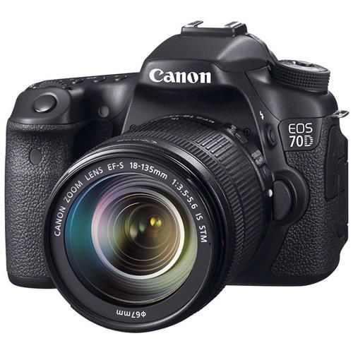 Kit Canon EOS 70d + lente EF-s 18-135