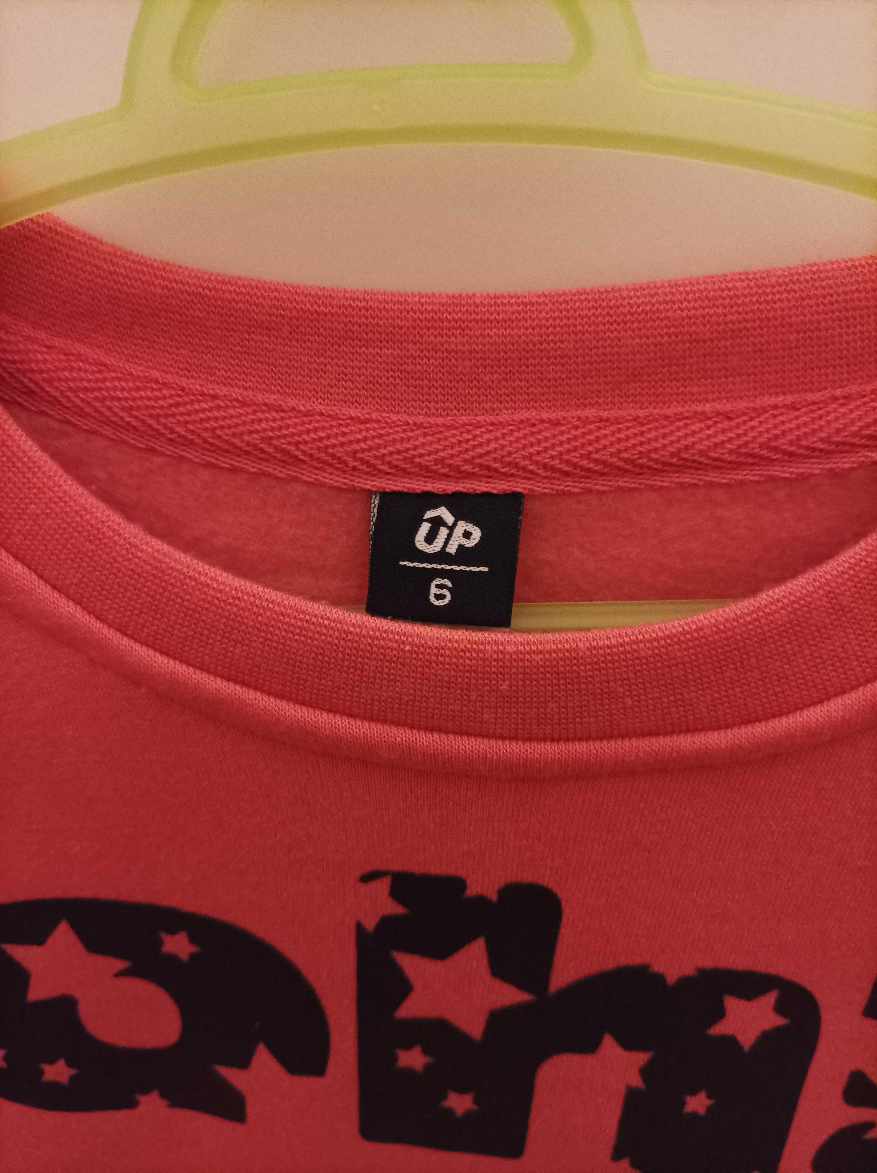 Sweat menina rosa curtinha 6A - 4€