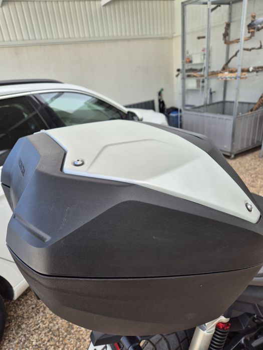 Suporte e top case original Honda