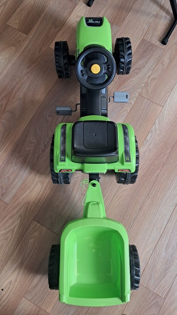 Traktor na Pedały Zabawka dla Dzieci z Przyczepą Przyczepa XL Smoby