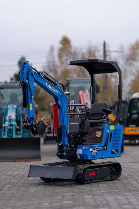 Minikoparka KINGWAY ECO 6 z ramieniem skrętnym