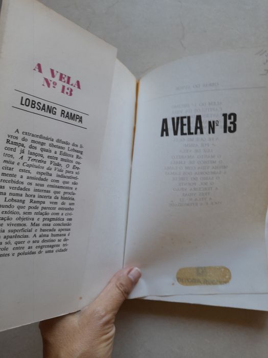 Livro "A vela n° 13"