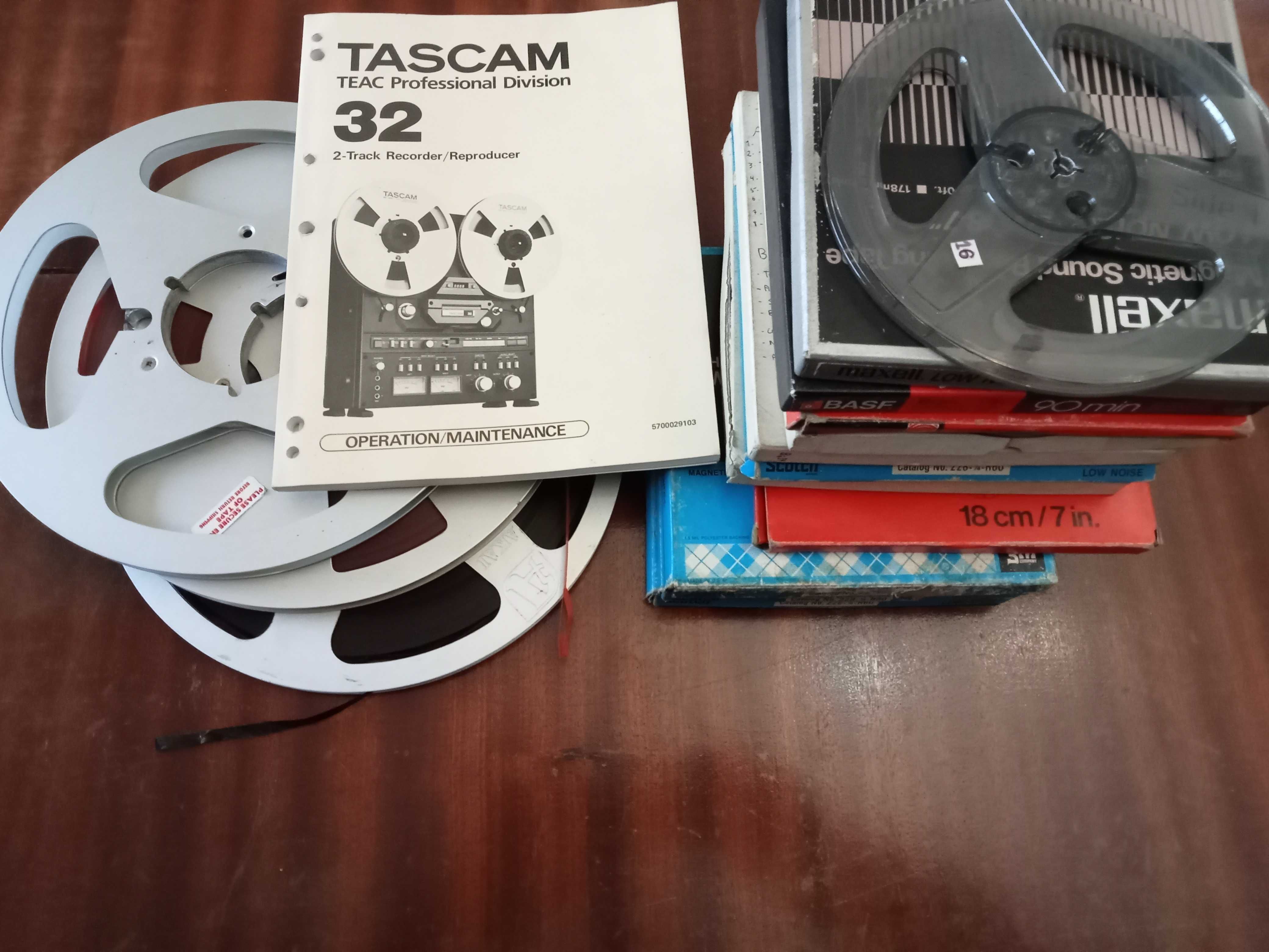 Gravador Bobines Tascam