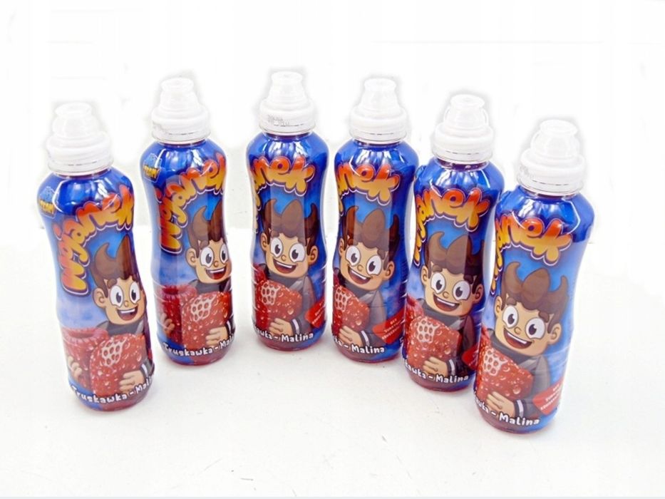 Napój Wojanek truskawka-malina 6 szt. – popularny napój młodzieżowy, z