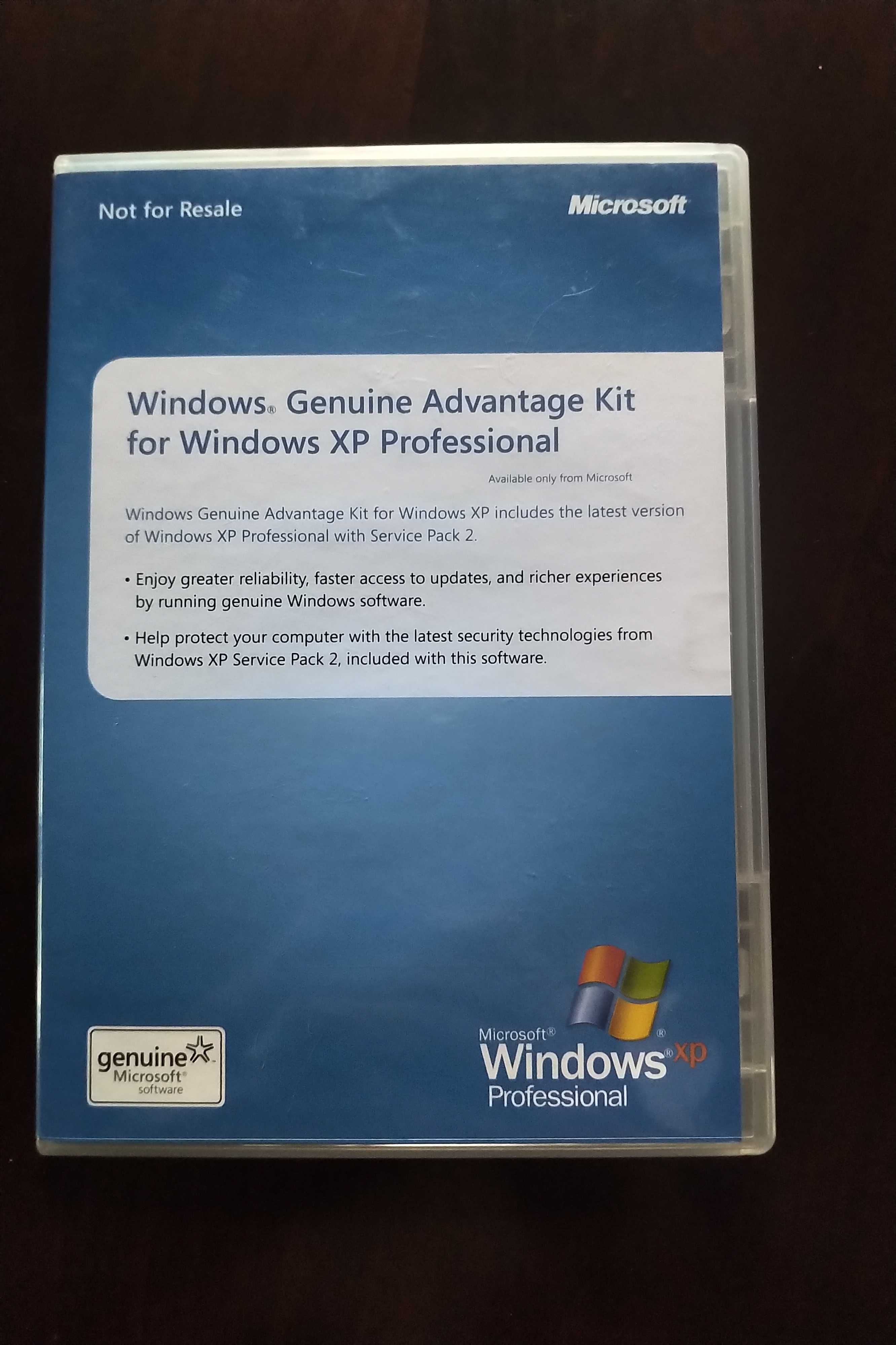 Windows XP SP2 Professional Genuine Advantage Kit - nowy, oryginalny