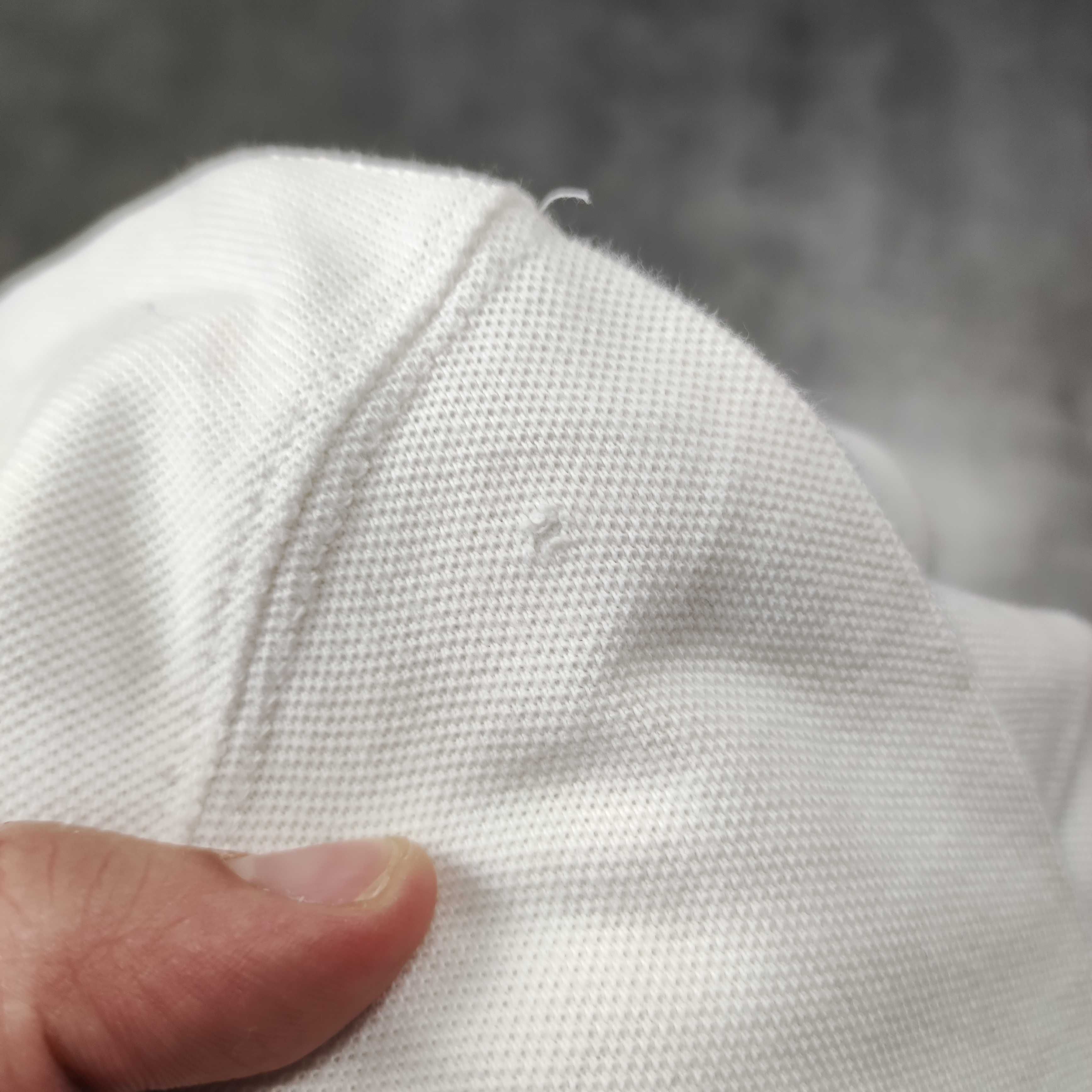 MĘSKA Koszulka Polo PREMIUM Biała Bawełna Tommy Hilfiger Denim Haft