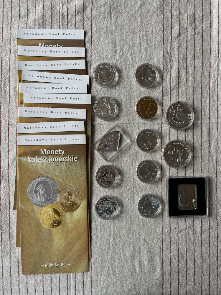 Komplet monet kolekcjonerskich NBP - rocznik 2005 - 10 i 20 zł