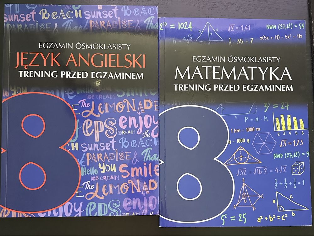 Trening przed egzaminem ósmoklasisty zestaw matematyka angielski