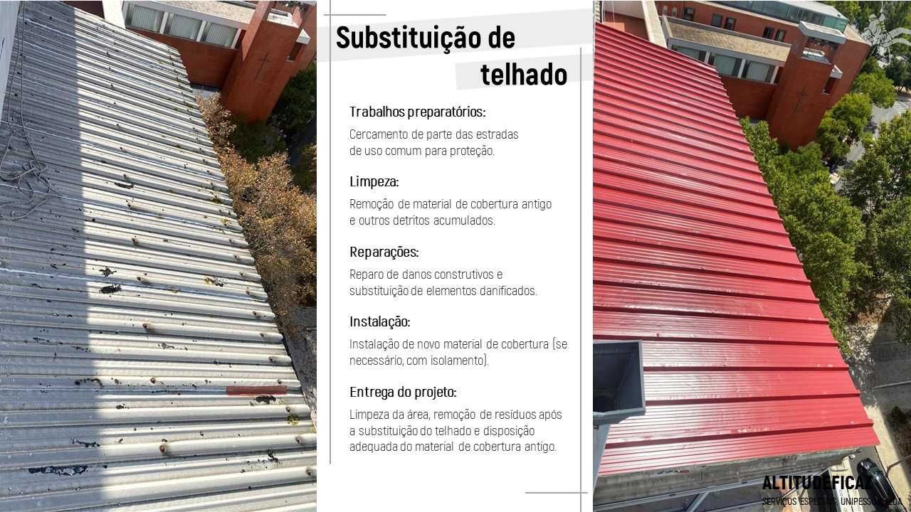 Reabilitação, pintura, impermeabilização - Qualquer trabalho em altura