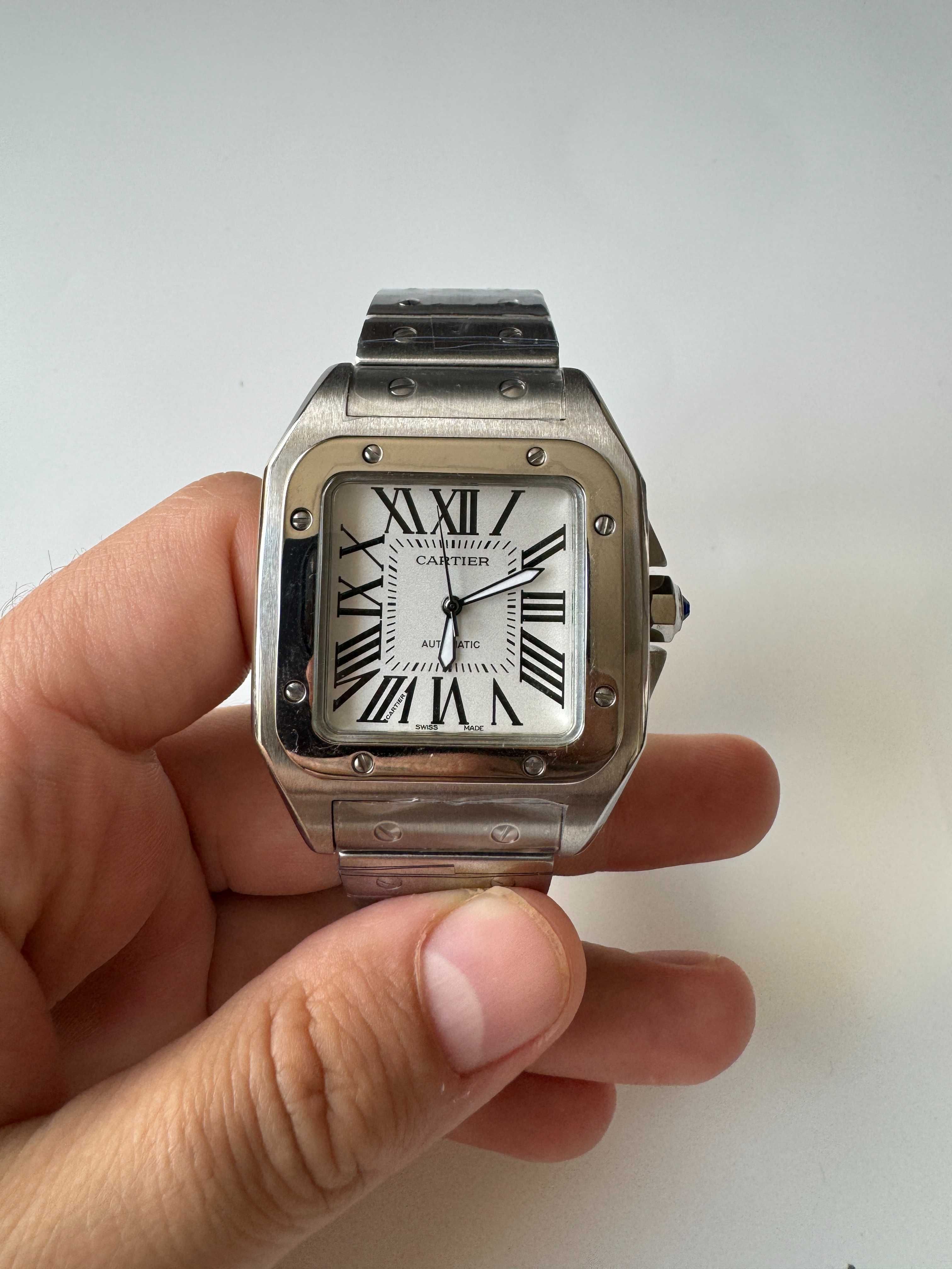 Zegarek Cartier Santos White