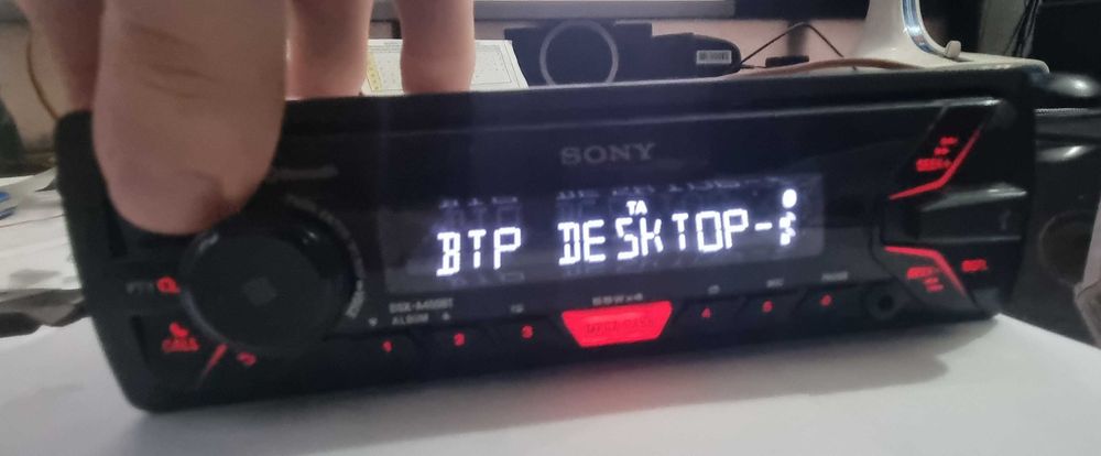 Auto-rádio Sony DSX-A400BT, tem Conexão BLUETOOTH
