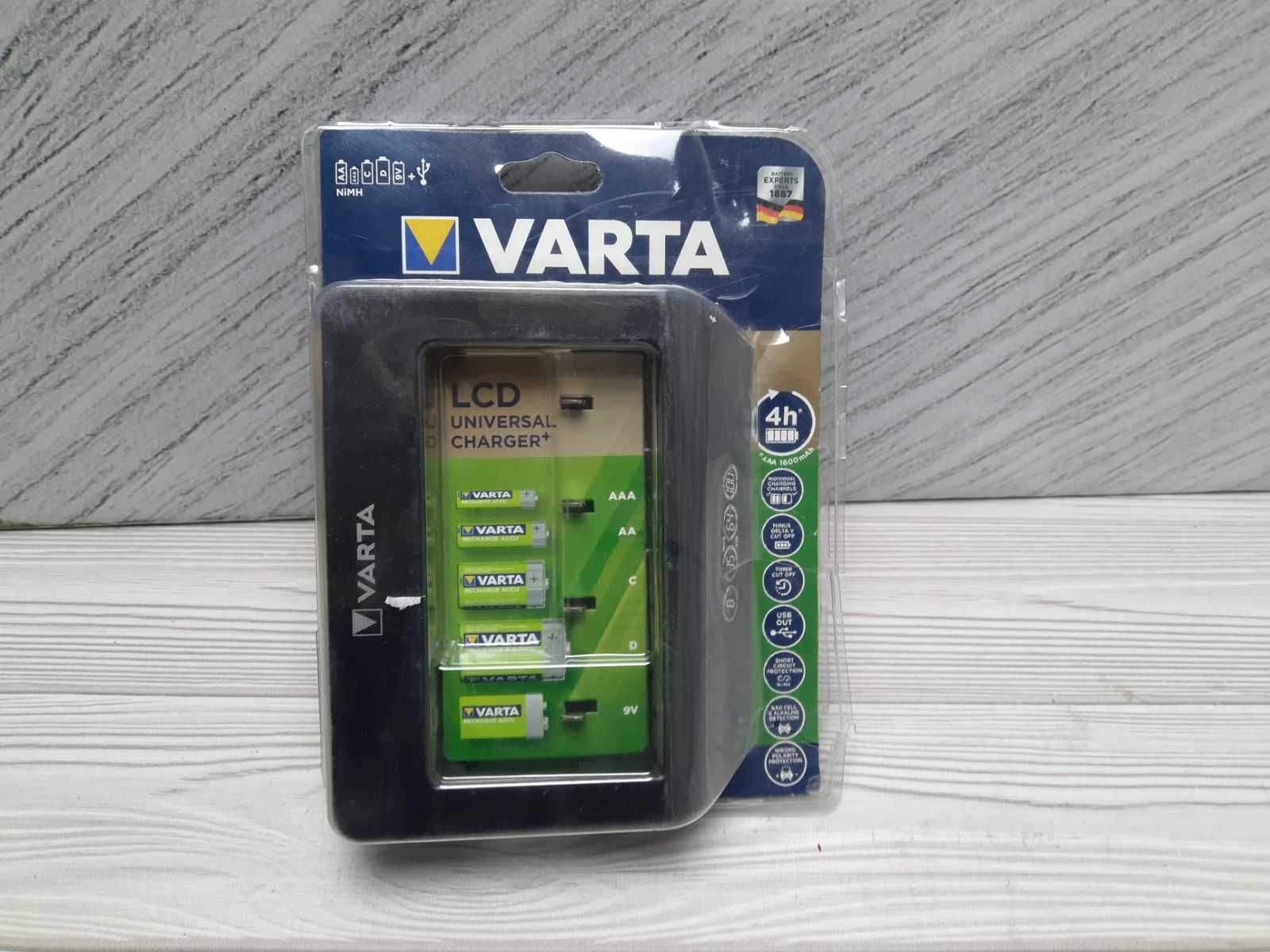 Зарядний пристрій VARTA LCD Universal Charger Plus