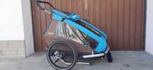 Croozer Kid Plus 2 Led stan BDB amortyzacja przyczepka rowerowa 3w1