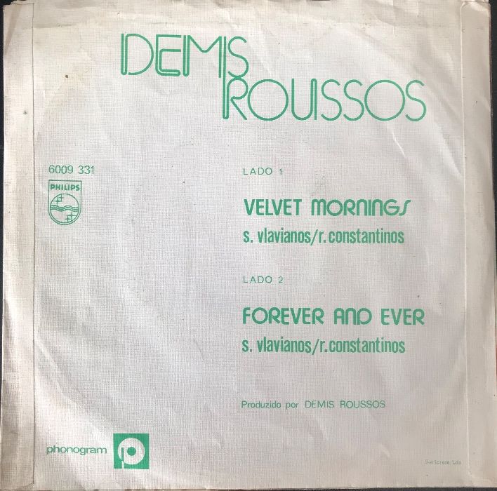 Disco Vinil -Demis Roussos – Forever And Ever