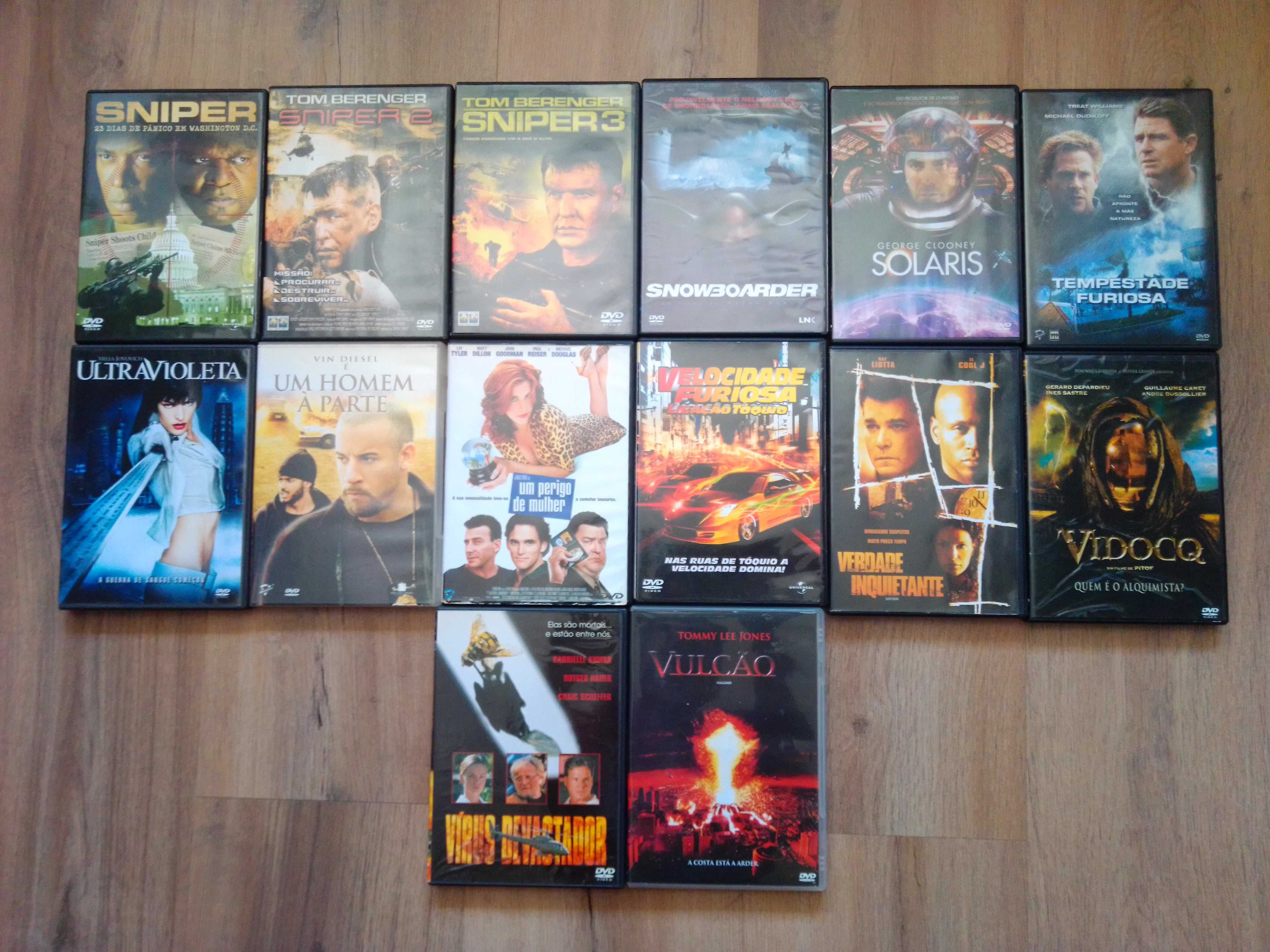 Dvd`s originais, legendados em Português.
