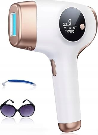 Depilator Laser do usuwania włosów bezbolesny 9 poziomów Aminzer