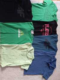 Zestaw koszulek T-shirtów i  polówek 4F Adidas rozmiar 140