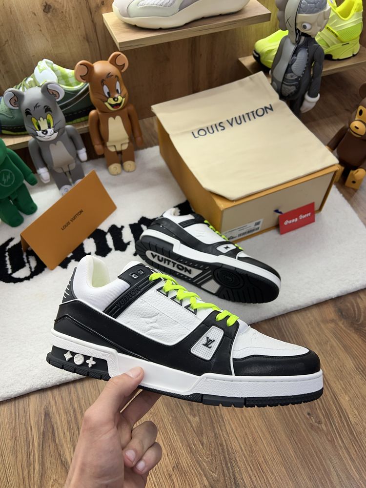 Кросівки Снікерси Louis Vuitton LV Trainer Black / White