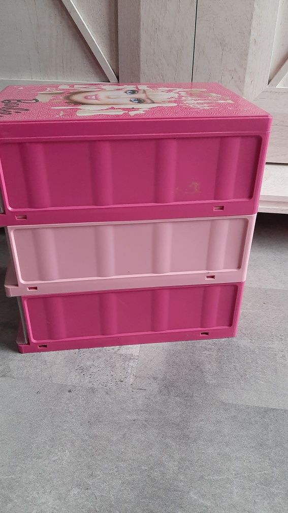 Organizer Barbie szuflady box pudelko