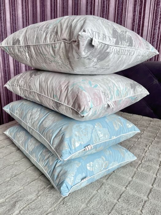 Подушки пуховые и перьевые. Супер-цены от 1 шт! Любые размеры
