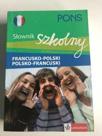 Słownik szkolny PONS francusko-polski