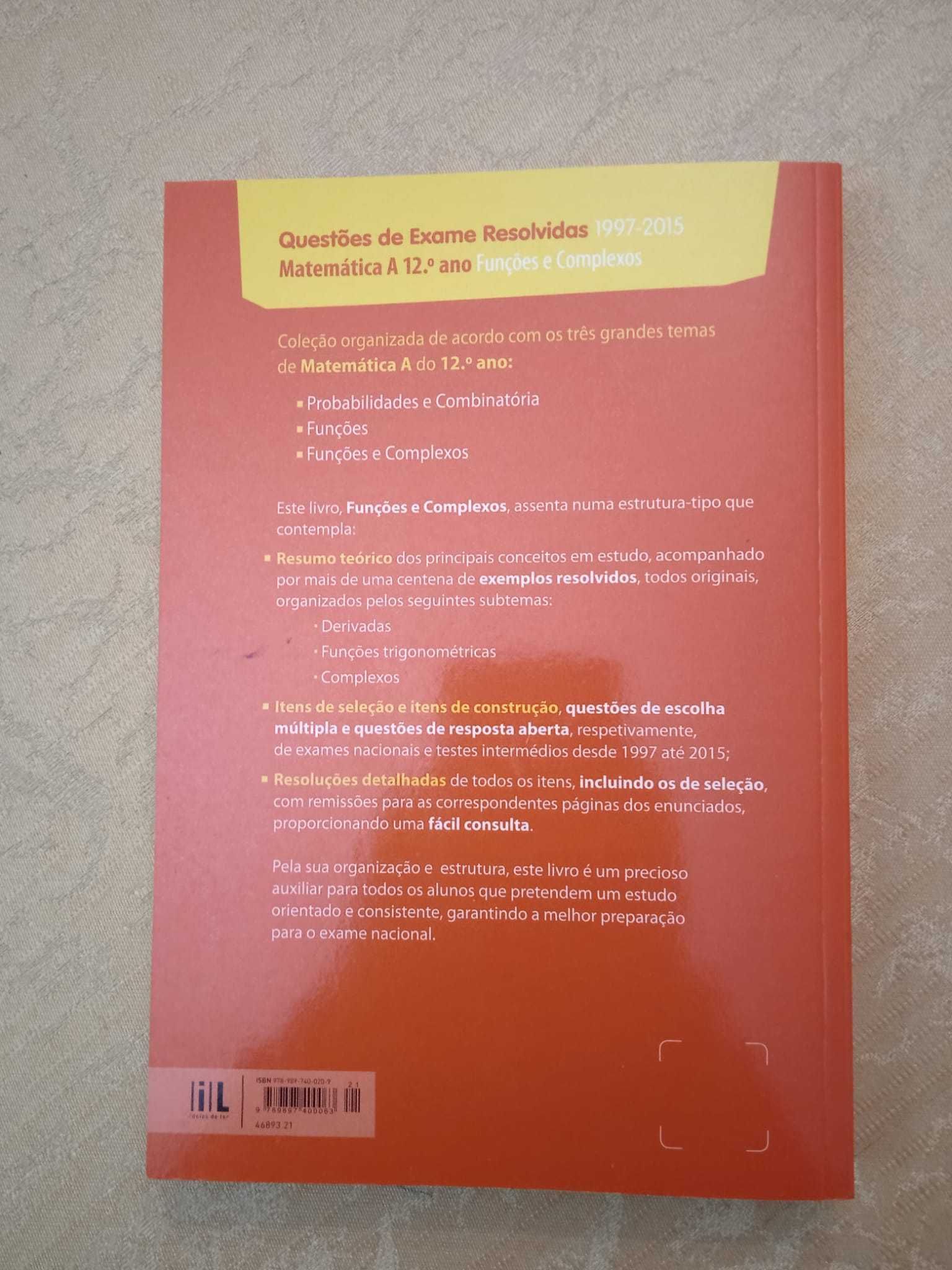 Exame Resolvidas -  Funcões e complexos - 12.º ano (NOVO)