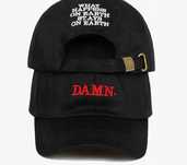 Czapka z daszkiem DAMN Kendrick Lamar czarna prezent
