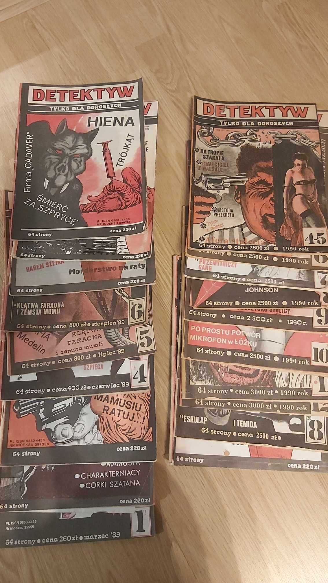 Miesięcznik Detektyw RETRO  1988/1995