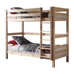 Beliche infantil PINO (90 x 200 Cm) + estrado Natural