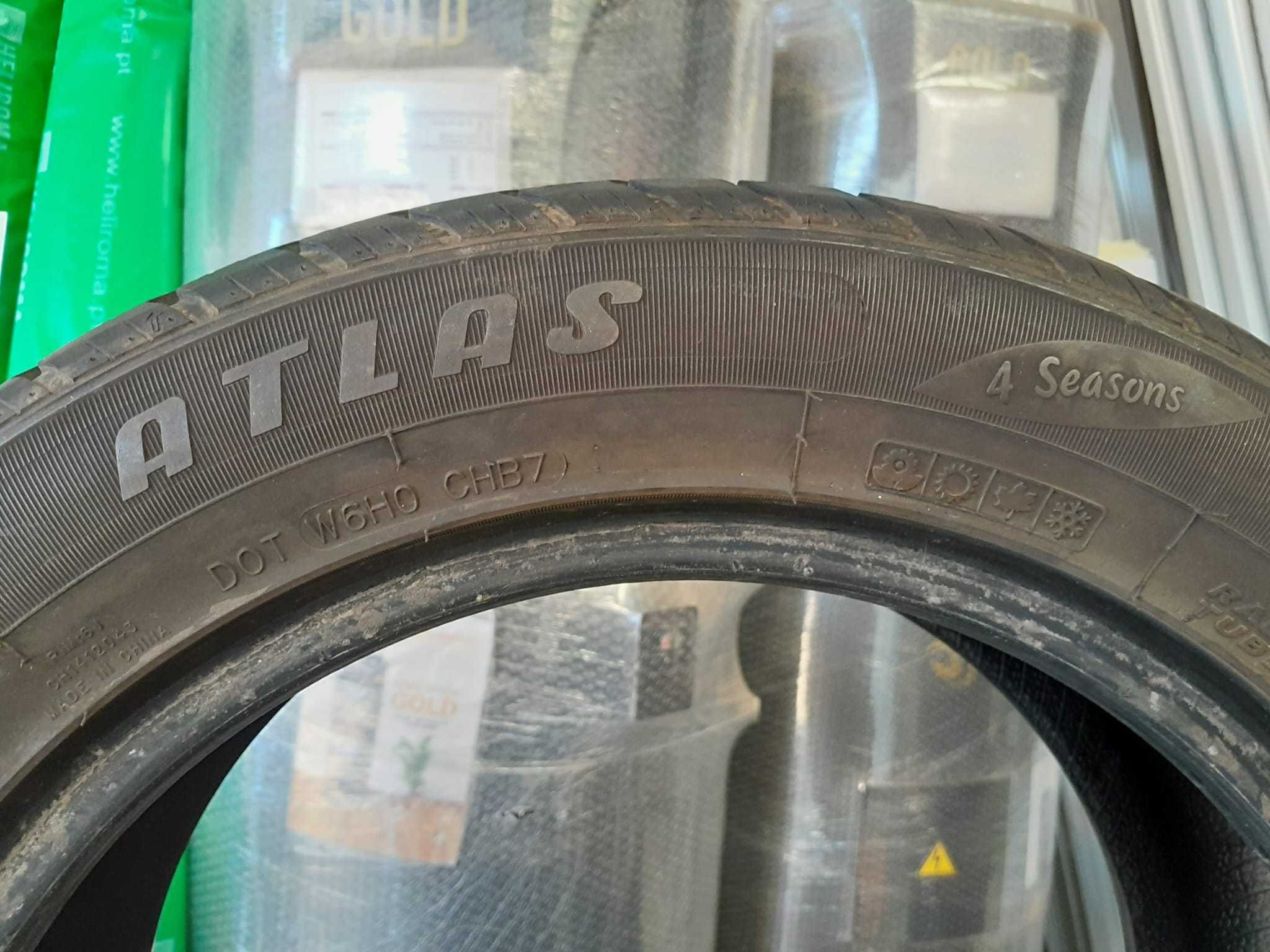 Conjunto 4 pneus semi-novos Atlas Green 4s 195/55/R15