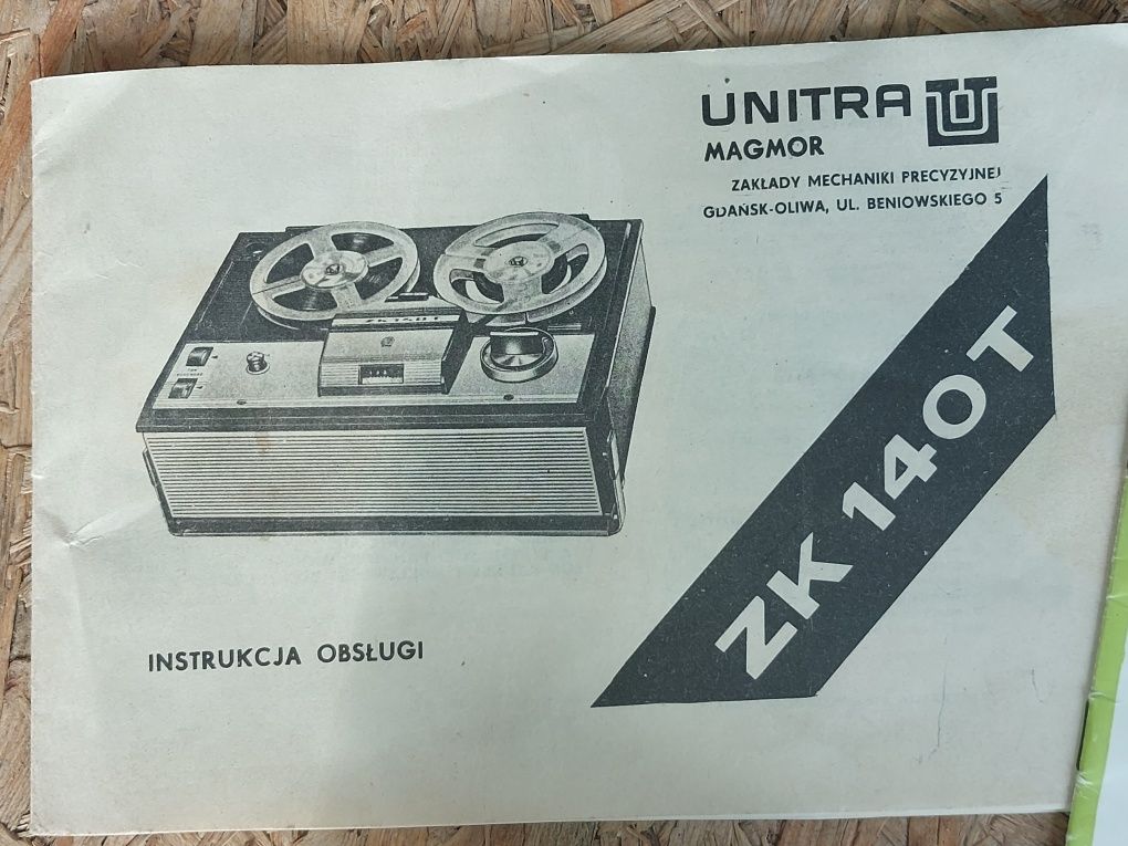 Magnetofon szpulowy ZK 120 Unitra licencja Grundig