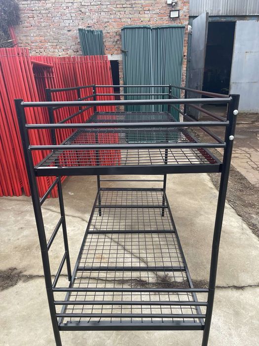 Ліжко металеве 2*0,8 м ( 1-ярус та 2-яруса)