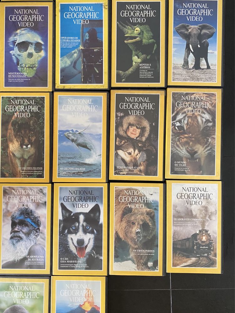 31 Cassetes VHS National Geographic