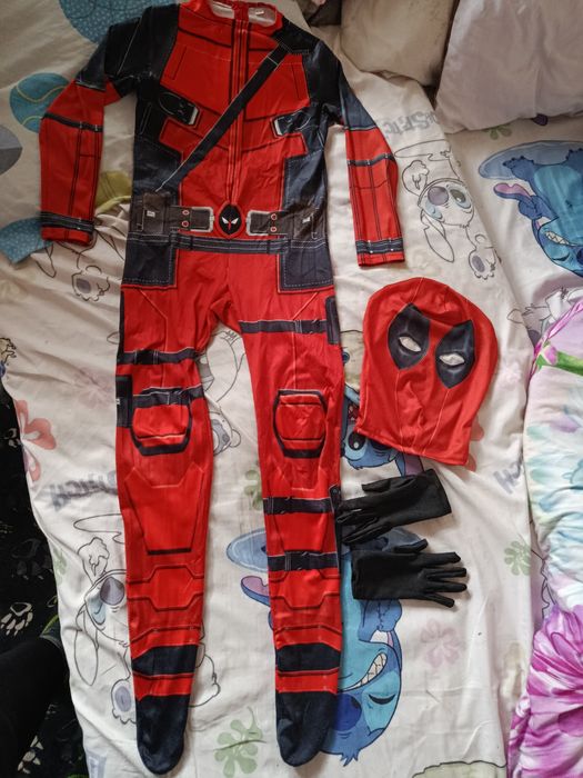 Deathpool strój karnawałowy przebranie rozm 130