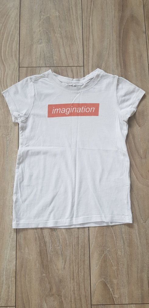 T-shirt biały Reserved rozmiar 116