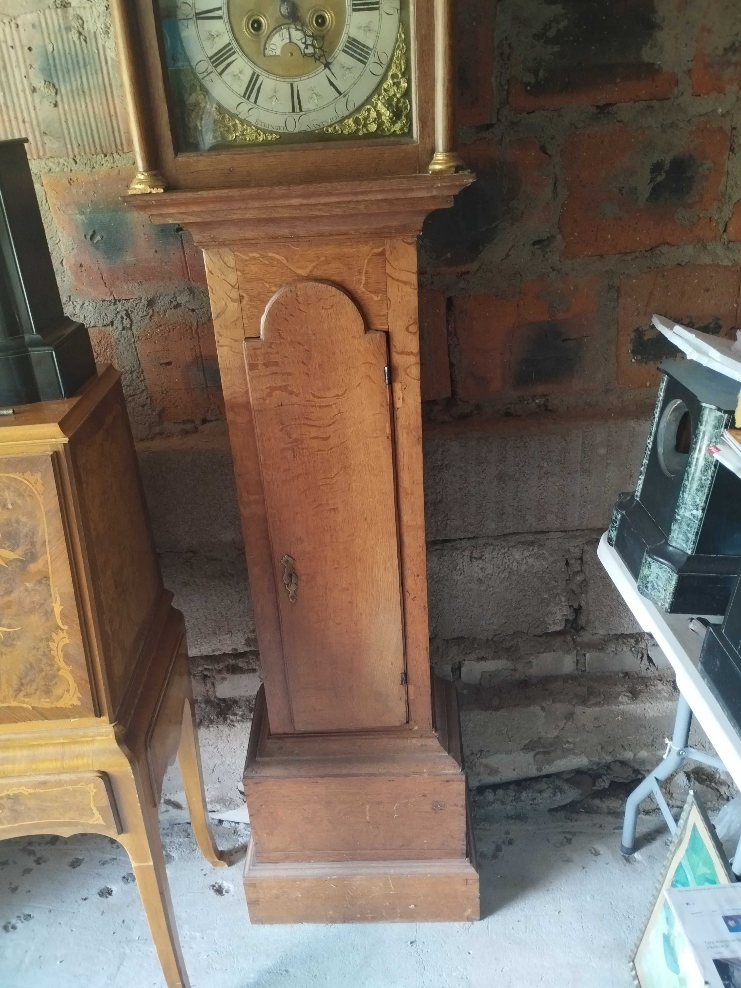 Stary zegar podłogowy ,,Anglik," Stringer Nantwich