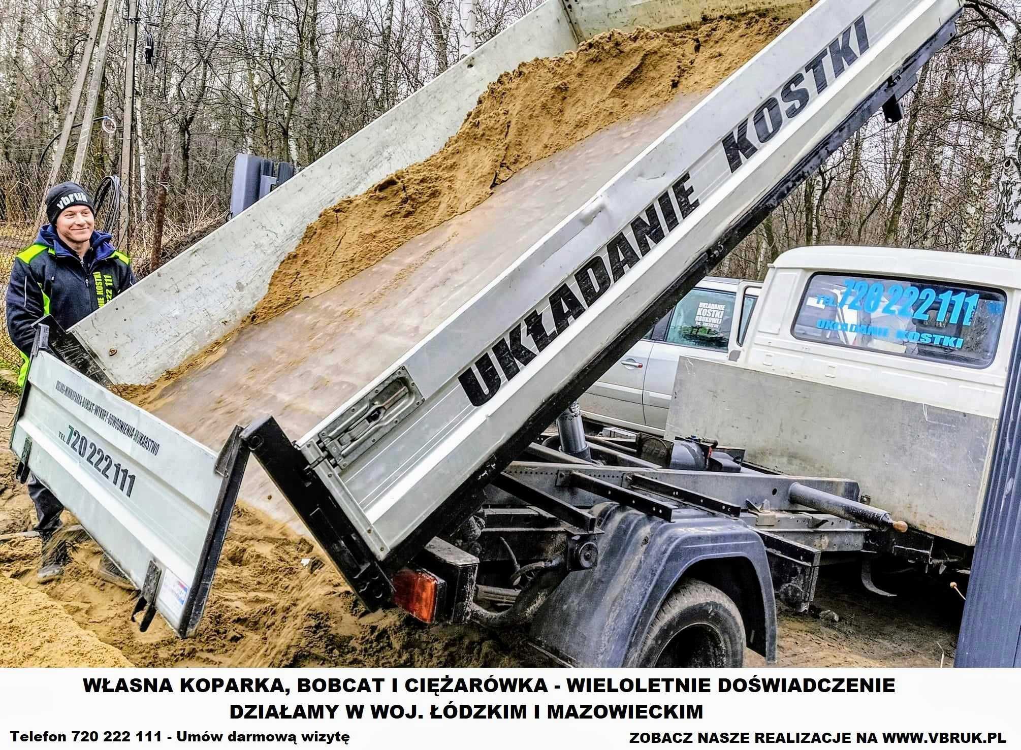 Układanie kostki brukowej, brukarstwo, płyty wielkoformatowe