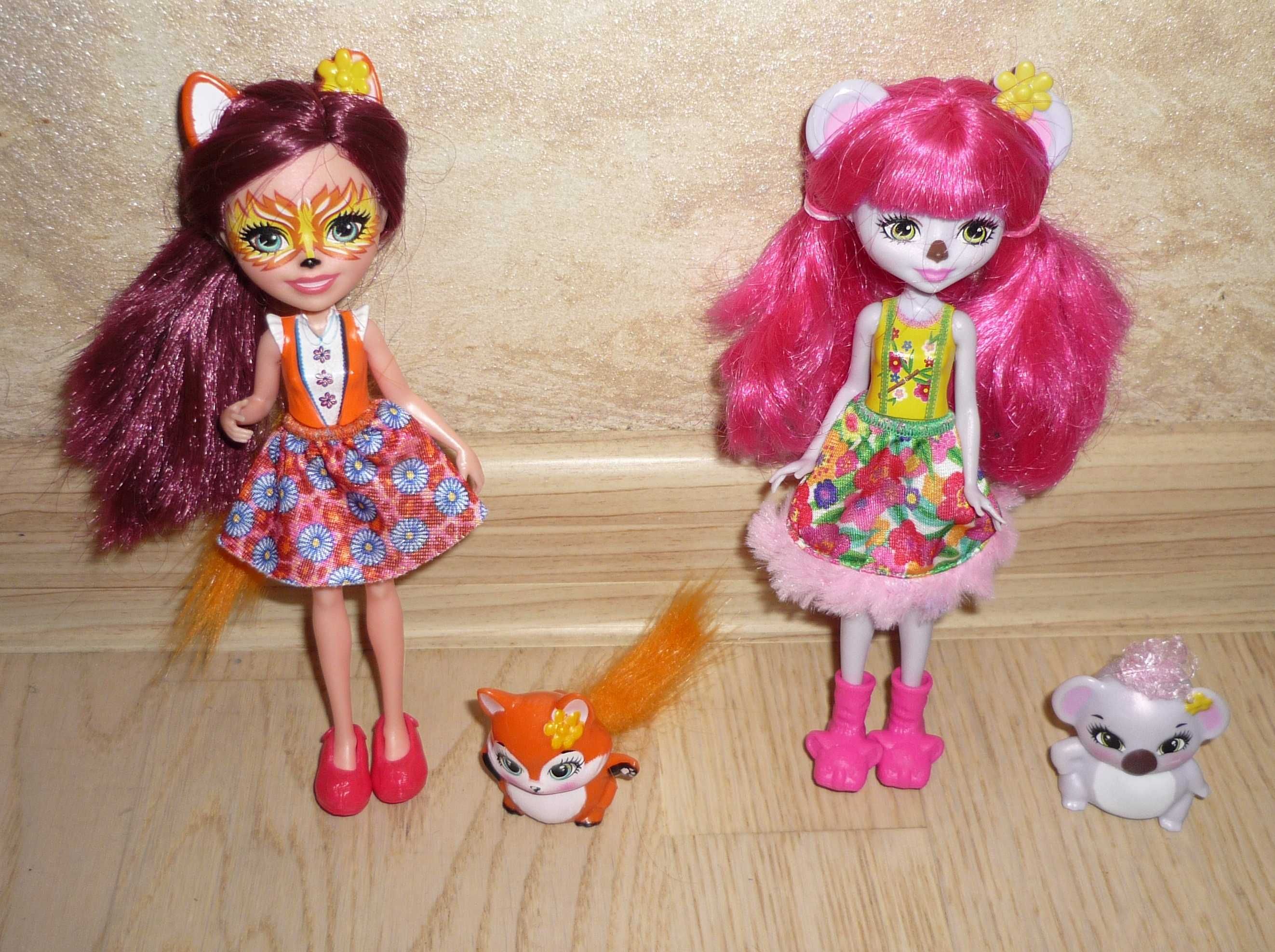 Lalka Mattel Enchantimals Lis Miś Koala Zestaw