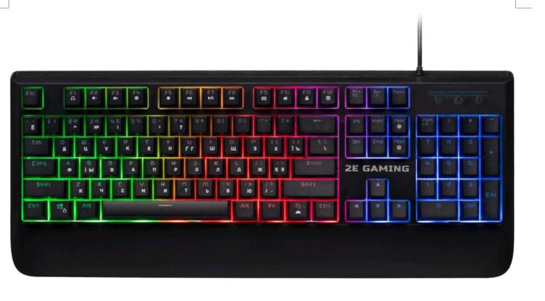ігрова клавіатура, дротова 2E Gaming KG325 LED USB Black (2E-KG325UB)