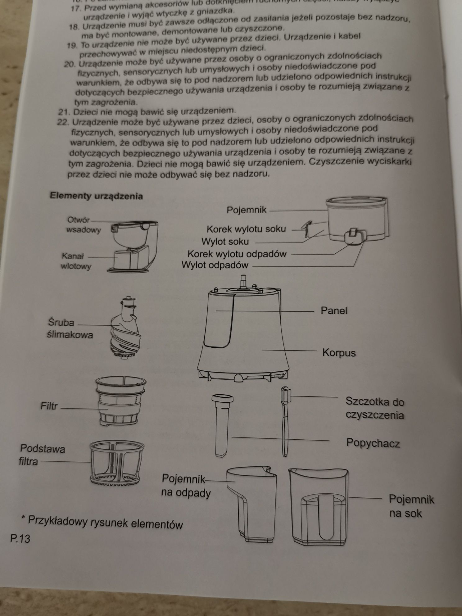 Sokowirówka wolnoobrotowa