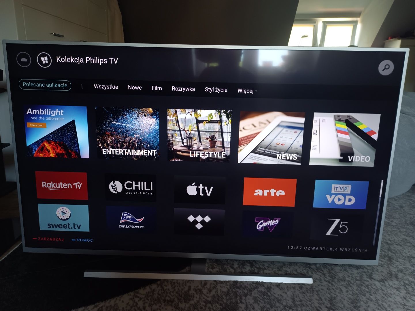 Telewizor 55" Philips Ambilight