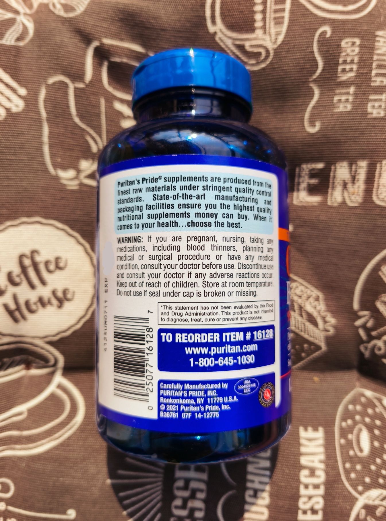 Puritan's Pride Омега 3 потрійна тройная сила Triple Omega-3 1400 120