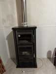 Salamandra a lenha com forno
