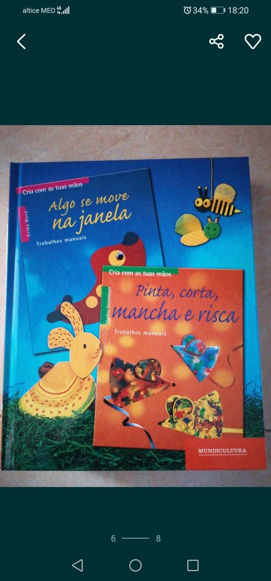 Livros Cria com as tuas mãos