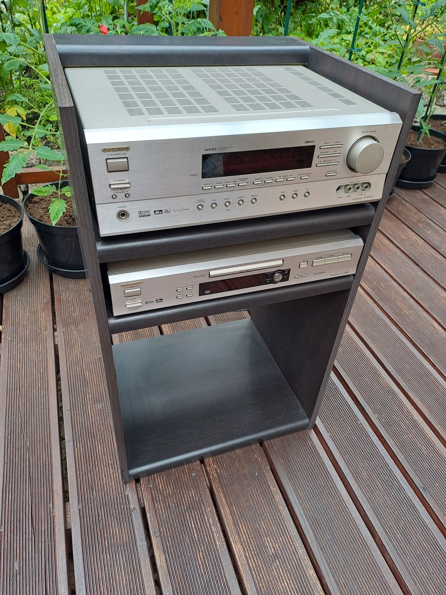 Wzmacniacz ONKYO TX-SR501E kino domowe z DVD