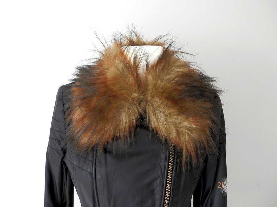 Kołnierz Futrzany Jenot Bardzo Puszysty z Połyskiem Etola Futerko