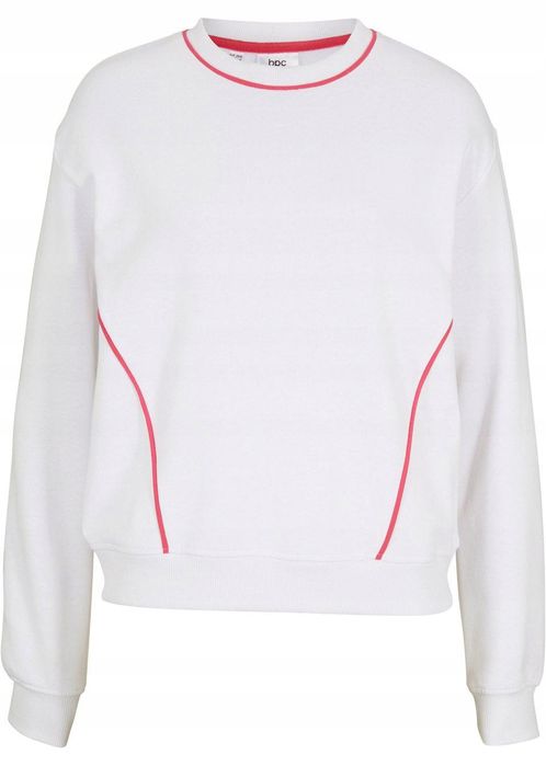 B.P.C bluza biała z różowymi wstawkami r.44/46
