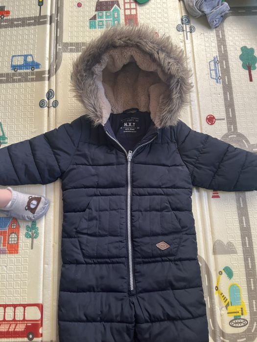 Зимній дитячій комбінезон фірми next 12-18 міс