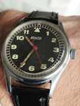 Oryginalny szwajcarski zegarek Zenith Pilot z cal. 12-4 P-6-50