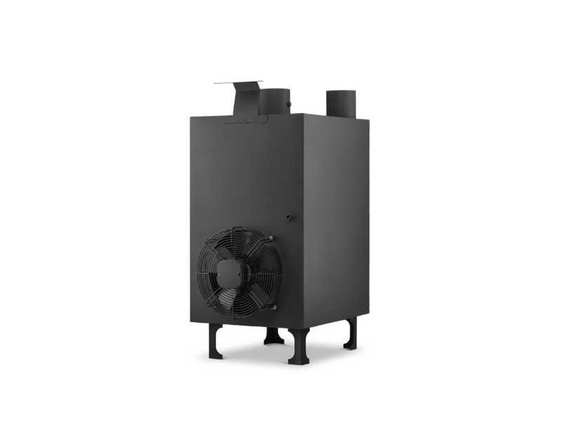 Piec nadmuchowy z nadmuchem dmuchawa HIGHER o mocy 20 kW ECODESIGN